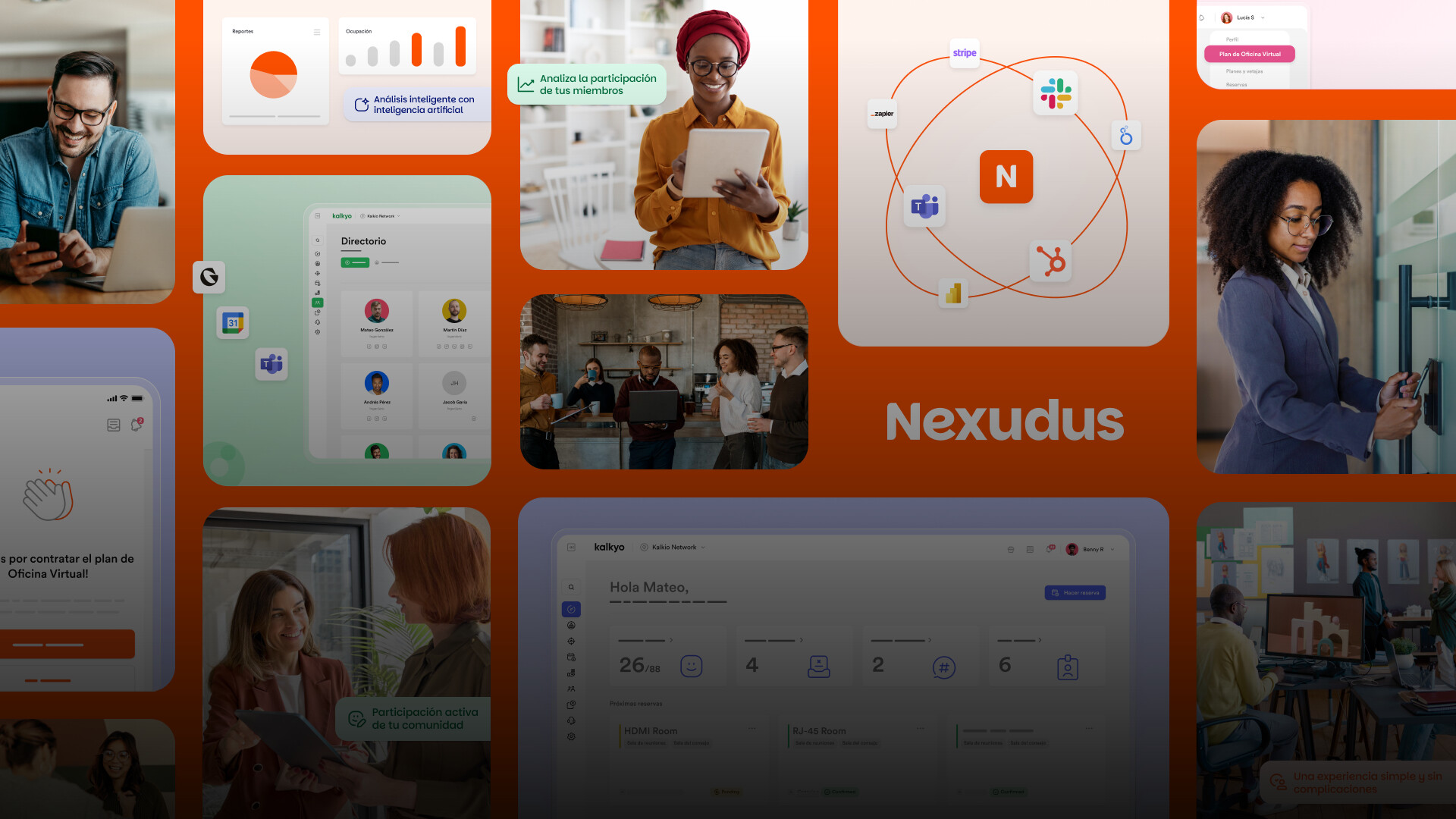 Nexudus Hero Section